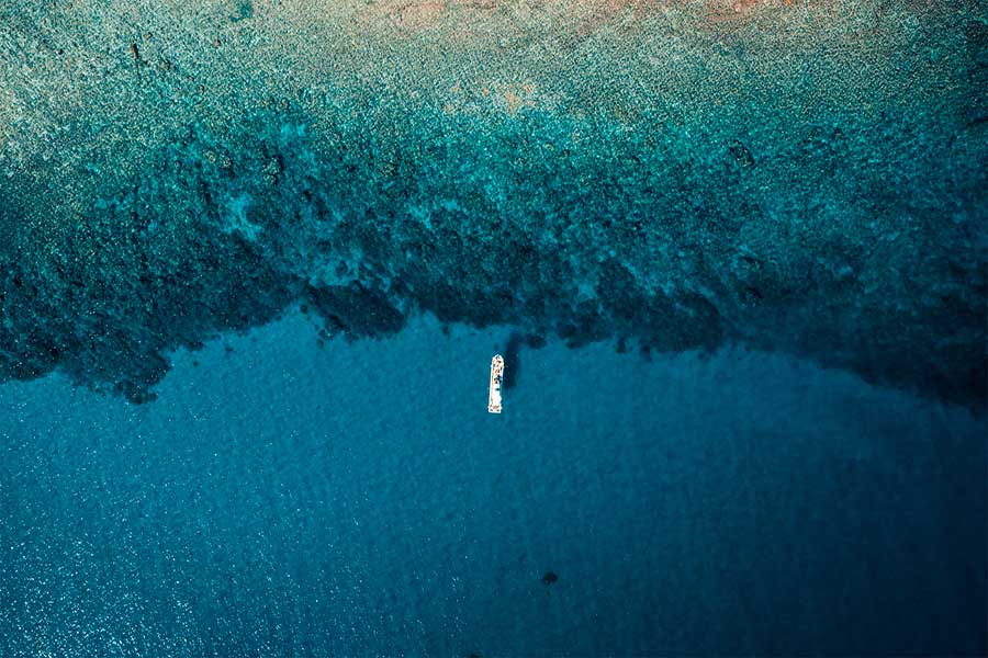 UNESCO Welterbe Yakushima Island Luftaufnahme